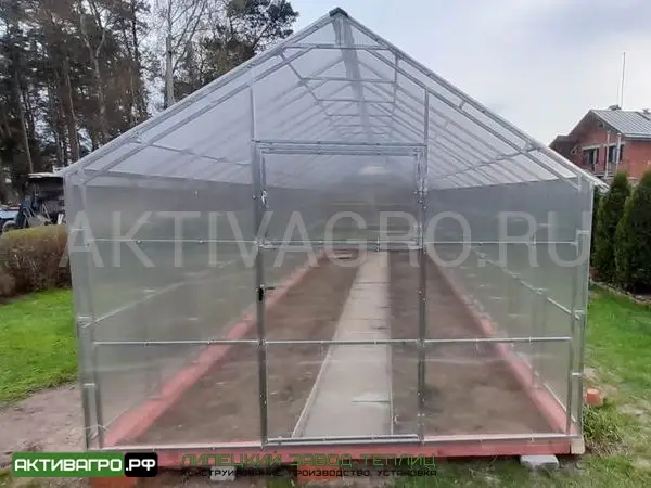 Теплица «Ударница Англичанка», ширина 2.5/3 м, труба 20х20 + 20х20 Теплица «Ударница Англичанка», ширина 2.5/3 м, труба 20х20 + 20х20